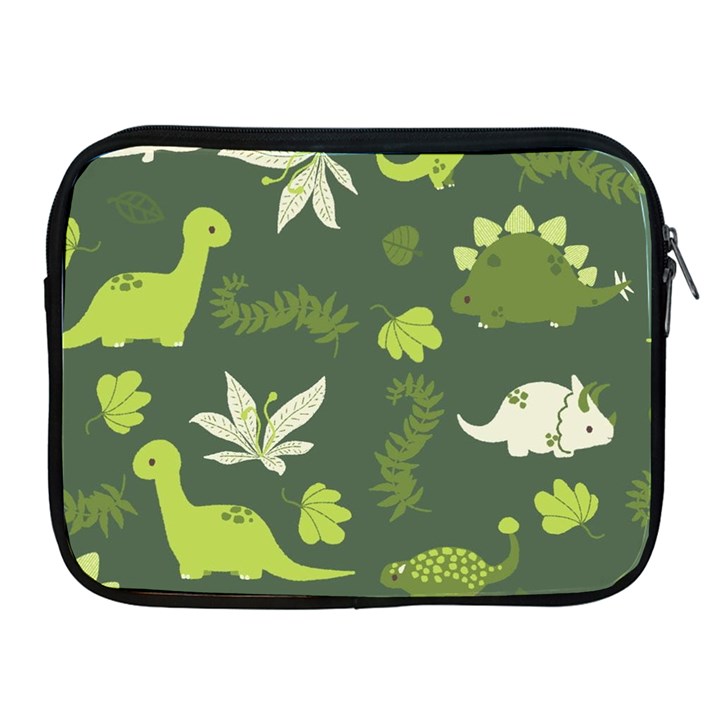 Cute Dinosaur Pattern Apple iPad 2/3/4 Zipper Cases