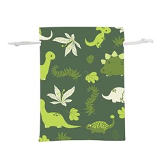 Cute Dinosaur Pattern Lightweight Drawstring Pouch (m) by Wav3s