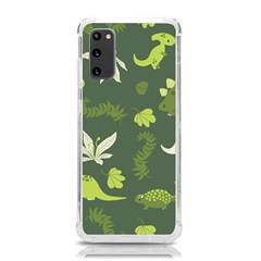 Cute Dinosaur Pattern Samsung Galaxy S20 6 2 Inch Tpu Uv Case by Wav3s