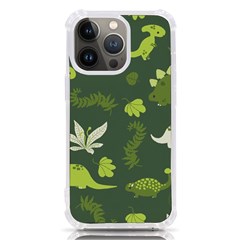 Cute Dinosaur Pattern Iphone 13 Pro Tpu Uv Print Case