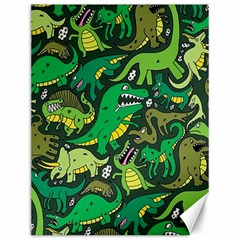 Dino Kawaii Canvas 12  X 16  by Wav3s