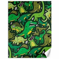 Dino Kawaii Canvas 36  X 48  by Wav3s