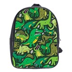 Dino Kawaii School Bag (Large) Front