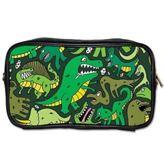 Dino Kawaii Toiletries Bag (two Sides) by Wav3s