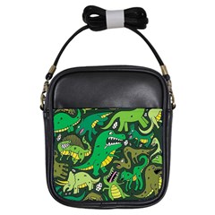 Dino Kawaii Girls Sling Bag