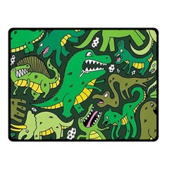 Dino Kawaii Fleece Blanket (small) by Wav3s