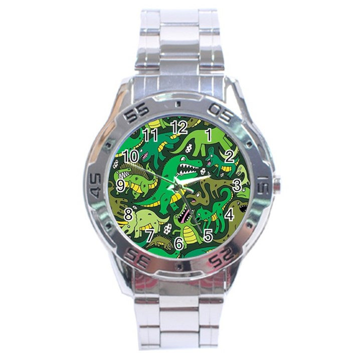 Dino Kawaii Stainless Steel Analogue Watch