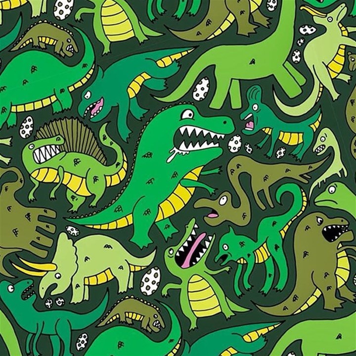 Dino Kawaii Play Mat (Rectangle)