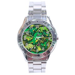 Dino Kawaii Stainless Steel Analogue Watch by Wav3s