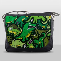 Dino Kawaii Messenger Bag by Wav3s