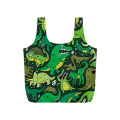 Dino Kawaii Full Print Recycle Bag (s) by Wav3s