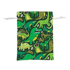 Dino Kawaii Lightweight Drawstring Pouch (m) by Wav3s