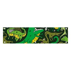 Dino Kawaii Banner And Sign 4  X 1  by Wav3s