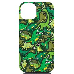 Dino Kawaii Iphone 14 Black Uv Print Case