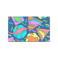 Dinosaur Pattern Sticker Rectangular (100 Pack) by Wav3s