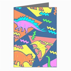 Dinosaur Pattern Greeting Cards (pkg Of 8)