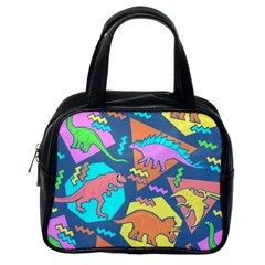 Dinosaur Pattern Classic Handbag (one Side) by Wav3s