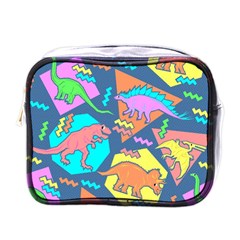 Dinosaur Pattern Mini Toiletries Bag (one Side) by Wav3s