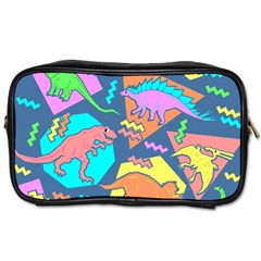 Dinosaur Pattern Toiletries Bag (one Side) by Wav3s