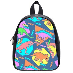 Dinosaur Pattern School Bag (small) by Wav3s