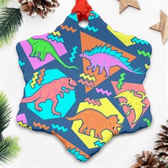 Dinosaur Pattern Ornament (snowflake)