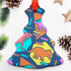 Dinosaur Pattern Ornament (christmas Tree) 