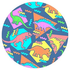 Dinosaur Pattern Round Trivet