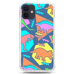 Dinosaur Pattern Iphone 12 Mini Tpu Uv Print Case	 by Wav3s