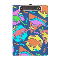 Dinosaur Pattern A5 Acrylic Clipboard