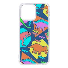 Dinosaur Pattern Iphone 14 Pro Max Tpu Uv Print Case