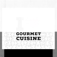 I Love Gourmet Cuisine Rectangular Jigsaw Puzzl by ilovewhateva