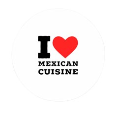 I Love Mexican Cuisine Mini Round Pill Box (pack Of 5) by ilovewhateva