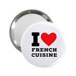 I love French cuisine 2.25  Handbag Mirrors Front