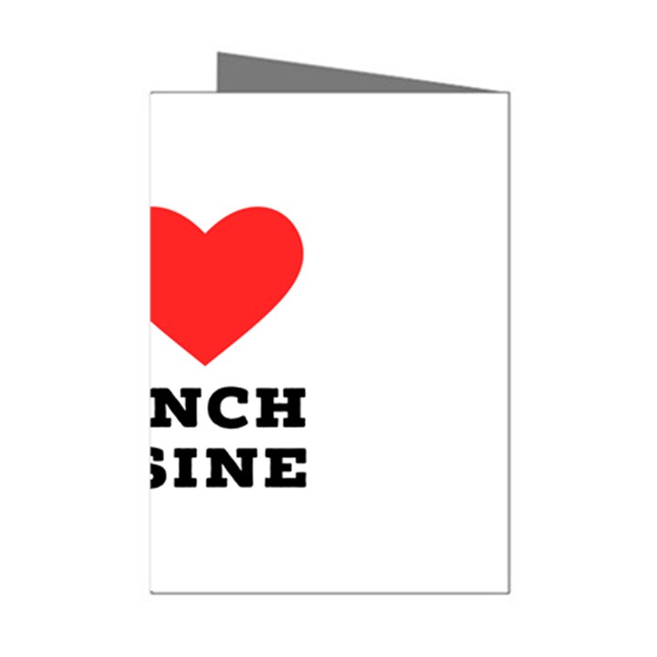 I love French cuisine Mini Greeting Cards (Pkg of 8)