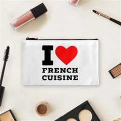 I Love French Cuisine Cosmetic Bag (small) by ilovewhateva