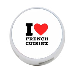 I Love French Cuisine 4-port Usb Hub (one Side) by ilovewhateva