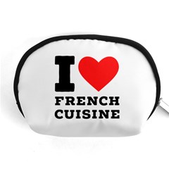 I Love French Cuisine Accessory Pouch (medium) by ilovewhateva