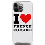 I love French cuisine iPhone 13 Pro Max TPU UV Print Case Front