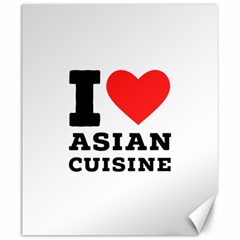 I Love Asian Cuisine Canvas 20  X 24  by ilovewhateva