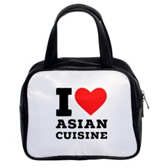 I Love Asian Cuisine Classic Handbag (two Sides) by ilovewhateva