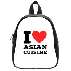 I Love Asian Cuisine School Bag (small) by ilovewhateva