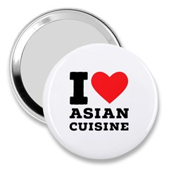 I Love Asian Cuisine 3  Handbag Mirrors by ilovewhateva