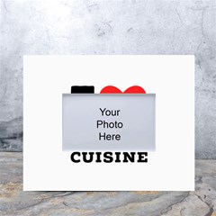 I Love Asian Cuisine White Tabletop Photo Frame 4 x6  by ilovewhateva