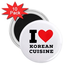 I Love Korean Cuisine 2 25  Magnets (10 Pack)  by ilovewhateva