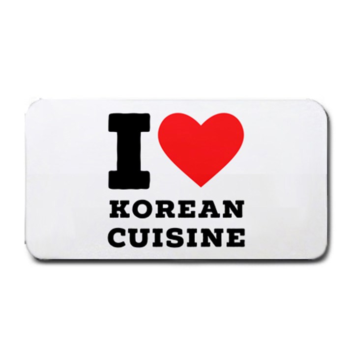 I love Korean cuisine Medium Bar Mat