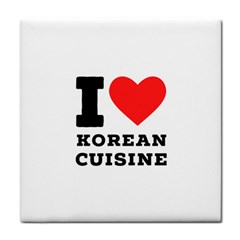 I Love Korean Cuisine Face Towel by ilovewhateva