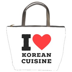 I Love Korean Cuisine Bucket Bag by ilovewhateva