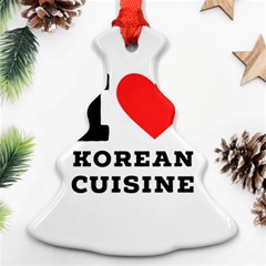 I Love Korean Cuisine Ornament (christmas Tree)  by ilovewhateva