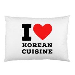 I Love Korean Cuisine Pillow Case (two Sides) by ilovewhateva