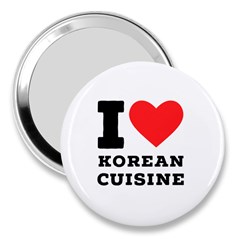 I Love Korean Cuisine 3  Handbag Mirrors by ilovewhateva